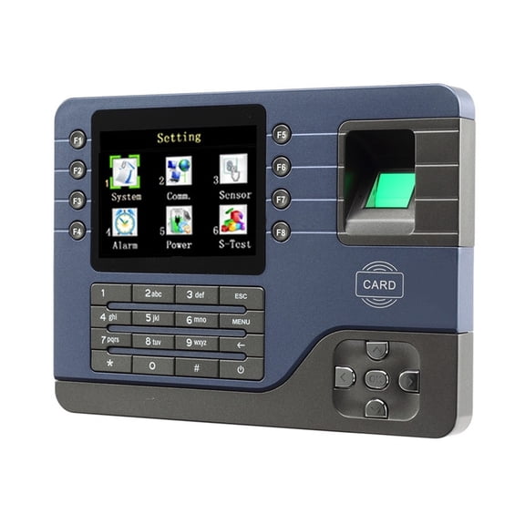 IP Biometric Fingerprint Time Attendance Clock Recorder Employee Digital Electronic English Reader Machine USB RFID ID Card - Efficient Management