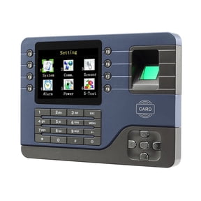 IP Biometric Fingerprint Time Attendance Clock Recorder Employee Digital Electronic English Reader Machine USB RFID ID Card - Efficient Management
