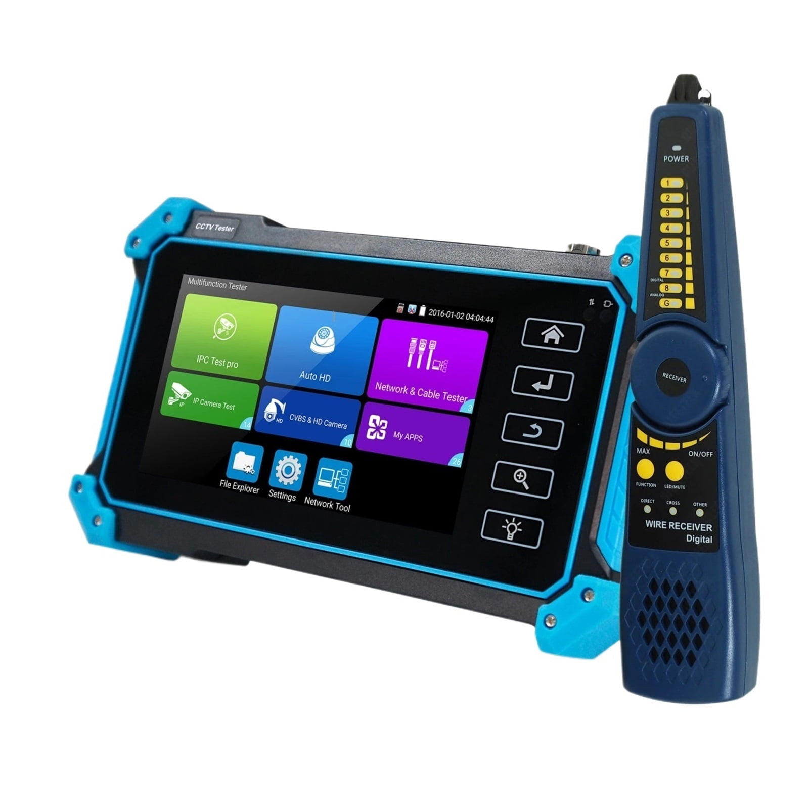 IPC-5100 Plus CCTV Tester - 5 Zoll Touchscreen Kamera Testgerät