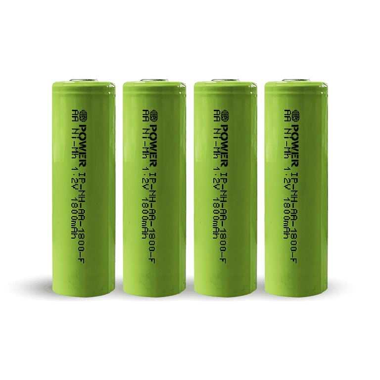 IP POWER NiMh Nickel Metal Hydride AA 1.2V 1800mAh Rechargeable
