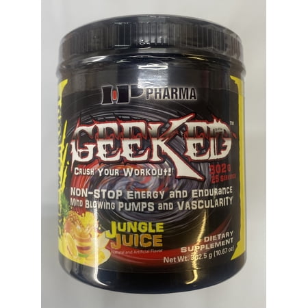 IP Pharma Geeked Pre-Workout Energy Pump Endurance, Jungle Juice