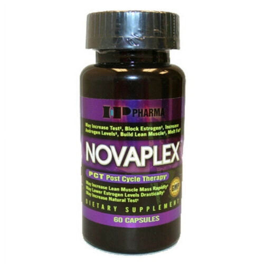 IP Pharma NOVAPLEX AntiEstrogen Testosterone Booster PCT, 60 caps