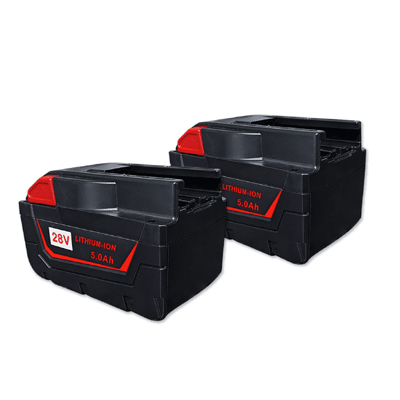 IP Power 28V 5Ah Li-Ion Rechargeable Drill Pack Battery - Pack Of 2