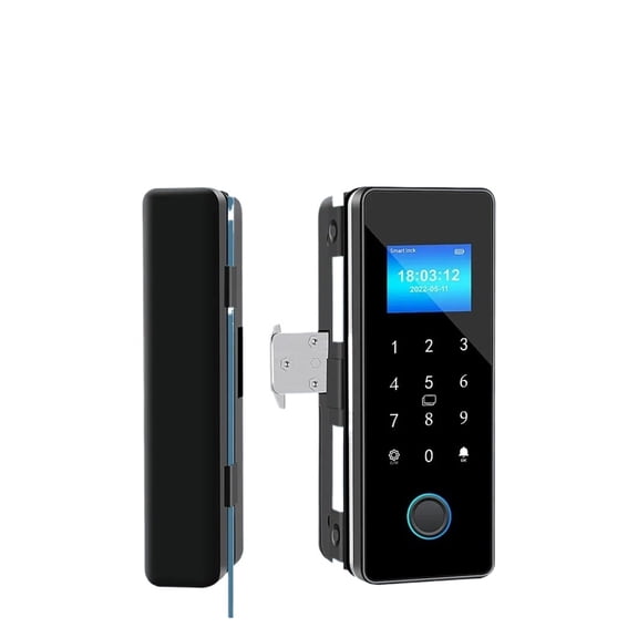 IP54 Waterproof Bluetooth Smart Door Lock Fingerprint Electronic Rim Lock Remote Control ,Easy DIY Installation
