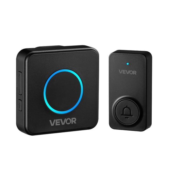 IP54 Waterproof Wireless Doorbell, 5 Volumes, 48 Ringtones, Up to 1000ft Range