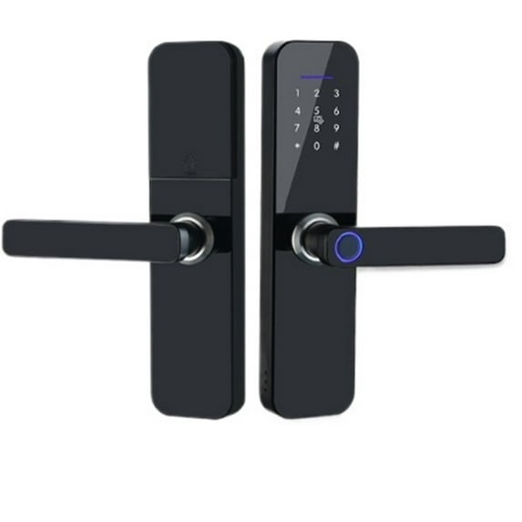 IP65 Waterproof Lock Electronic Smart Door Lock With Fingerprint/Smart Card/Password/Key/APP Unlock ,Easy installation