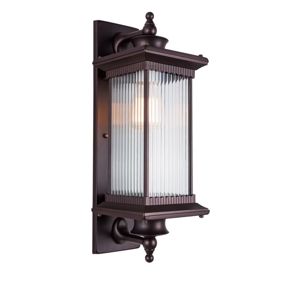 IP65 Waterproof  Indoor Outdoor Bronze Exterior Wall Sconces Lamp for Hallway Entryway E26 Bulb  Base