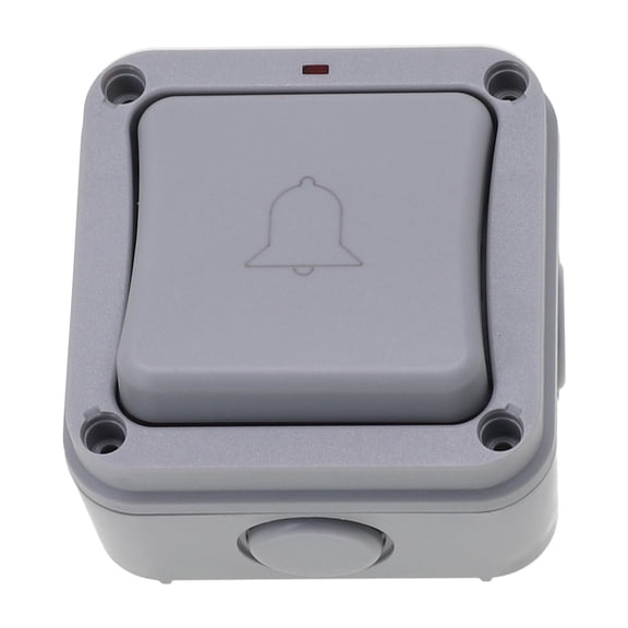 IP66 Outdoor Waterproof And Dustproof Doorbell Button Switch 220V~250V Plastic