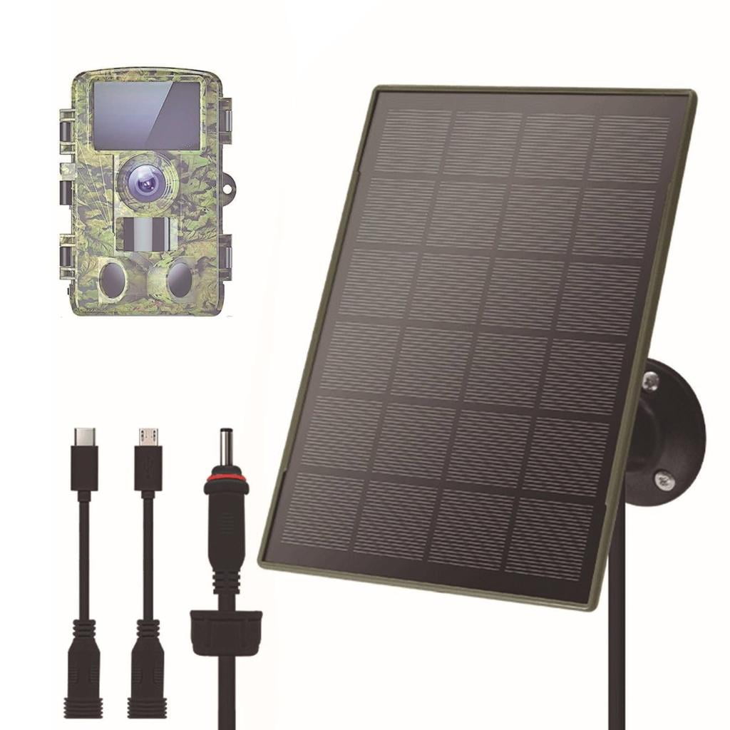 IP66 Waterproof Monocrystalline Solar Panel Hunting Camera Regulator 3W 5V