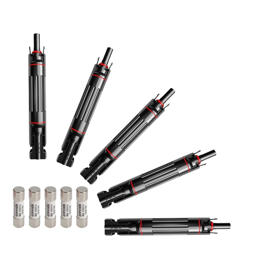 IP67 Waterproof in-Line Fuse Holder w/Fuse 1000V 30A PV Panel String ...