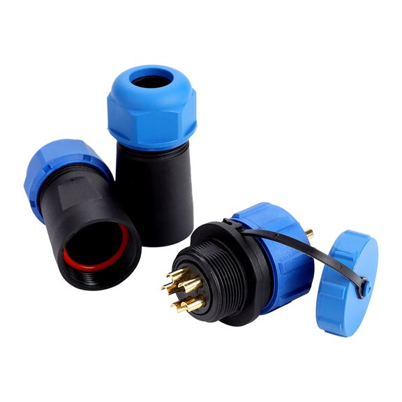 IP68 Aerospace Plug Socket Connector, SP21 2 /3 /4/ 5 /7 /9 /12pin Waterproof Aviation Plug Socket Cable in line Connector