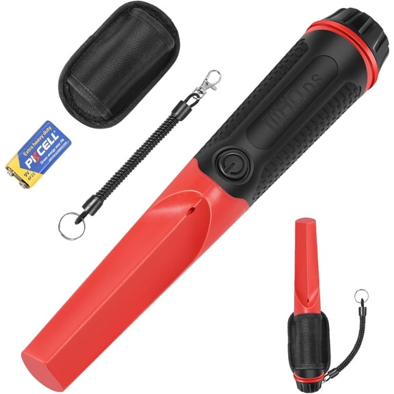 IP68 Fully   Detector Pinpointer for  & ,Handheld  Detector Wand with 360? Detection, ,Easy to Use 3 Alert Modes,Professional for ,,Beach(DS-1)