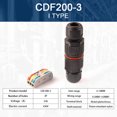 IP68 I/T Shape Waterproof Connector 2/3/5 Pin Wire Connectors Quick