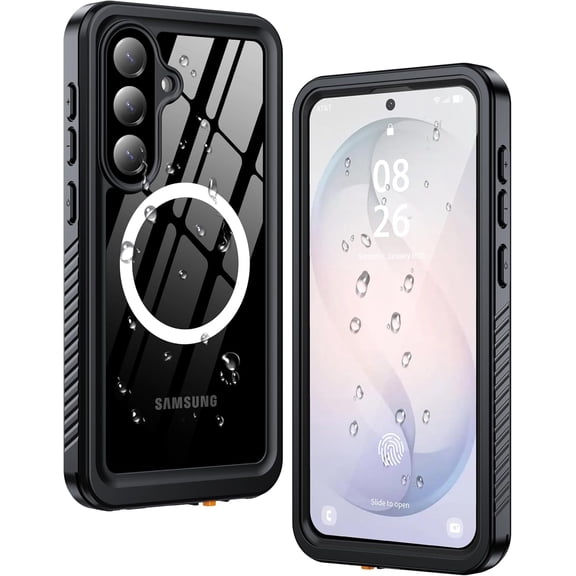 IP68 Waterproof Case for Samsung Galaxy S26 Plus [2026] - MagSafe Compatible, Built-in Screen/Lens Protector - Shockproof Full Body Protection for Swimming/Outdoor