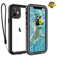 thumbnail image 1 of IP68 Waterproof Case for iPhone 13 Shockproof Rugged Case Built in Screen Protector Swimming Underwater Phone Cover Supprot Wireless Charging(6.1" Black), 1 of 10