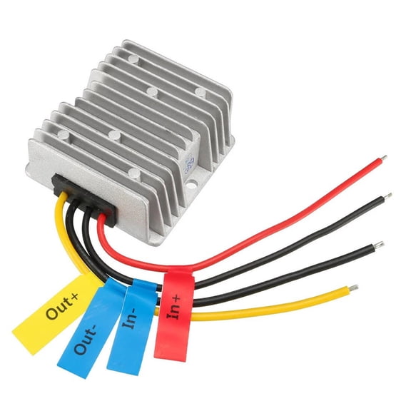 IP68 Waterproof DC-DC Converter, 12V/24V To 6V Step-Down Power Regulator, 20A 120W Aluminum Voltage Module With Overload Protection For Truck Golf Cart Solar System