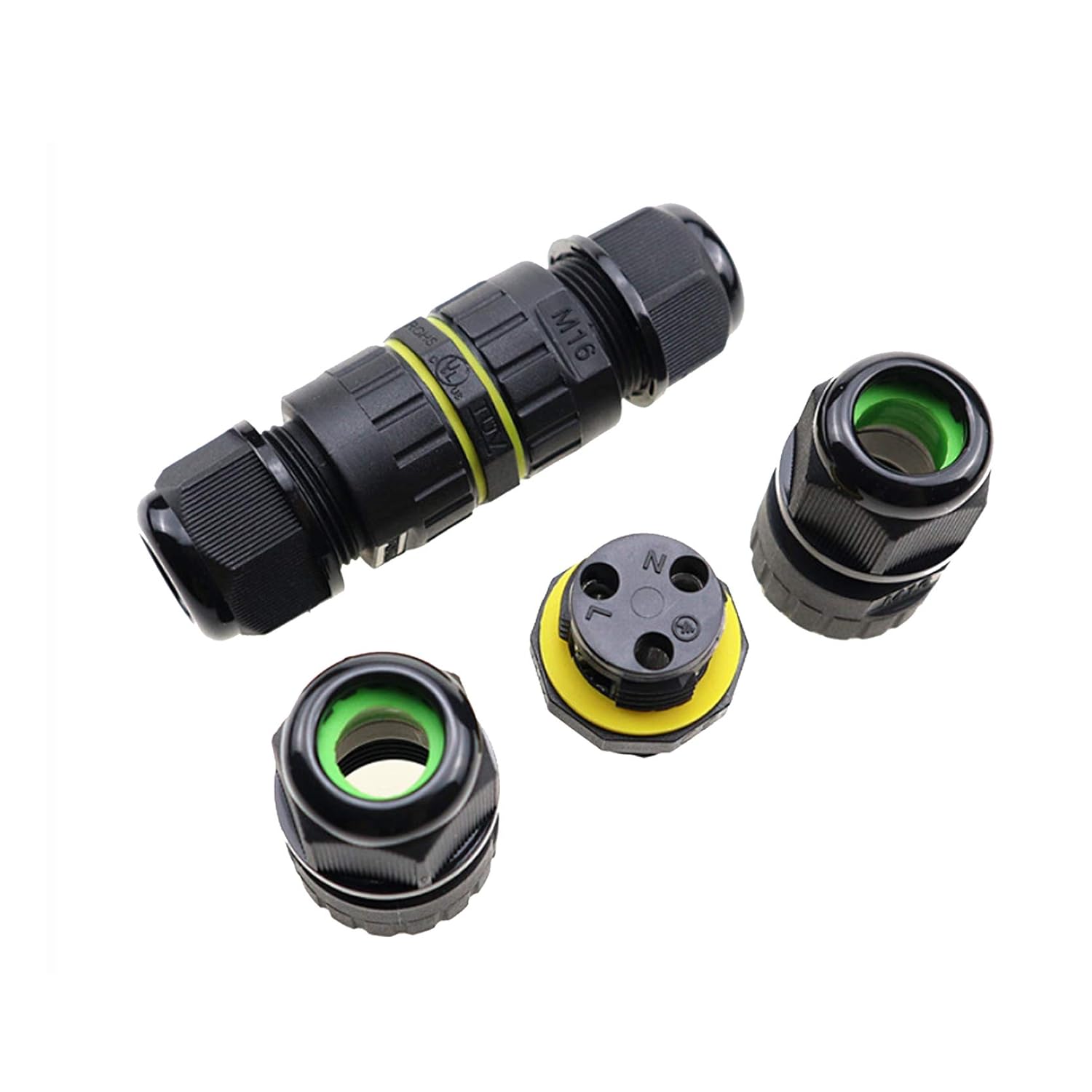 IP68 Waterproof Junction Box Electrical Cable Connector (1 Pack