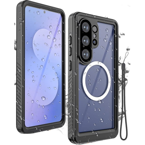 IP68 Waterproof for Samsung Galaxy S26 Ultra Case, MagSafe Compatible, Mil-Std 810G 360° Full Body Heavy Duty Protection, Built-in Screen & Lens Protector, Rugged Shockproof Cover