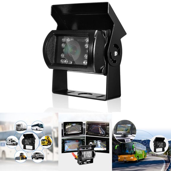IP68 Waterproof Universal Car Bus Night Vision Rear View Camera VAF