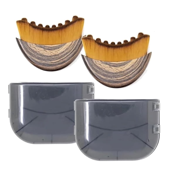 IPAPA Lymphatic Contour Face Brush, Dry Brushing Face Brush, Lymphatic Drainage Massager for Face, Chin & Jawline Sculpting, Ergonomically Designed to Fit The Skin Precisely and Relieve Fatigue(2PCS)