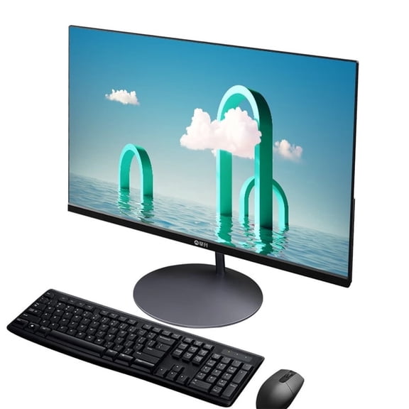 IPASON 23.8" All-in-One PC, Intel Celeron N5095, 16GB RAM, 512GB SSD, Black, Windows 11 Home