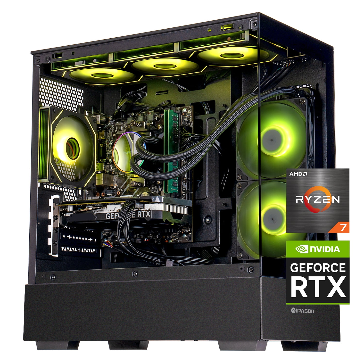 IPASON AMD Ryzen 7 5700X, NVIDIA GeForce RTX 4060Ti 8GB IPASON AMD Ryzen 7 5700X, NVIDIA GeForce RTX 4060Ti 8GB