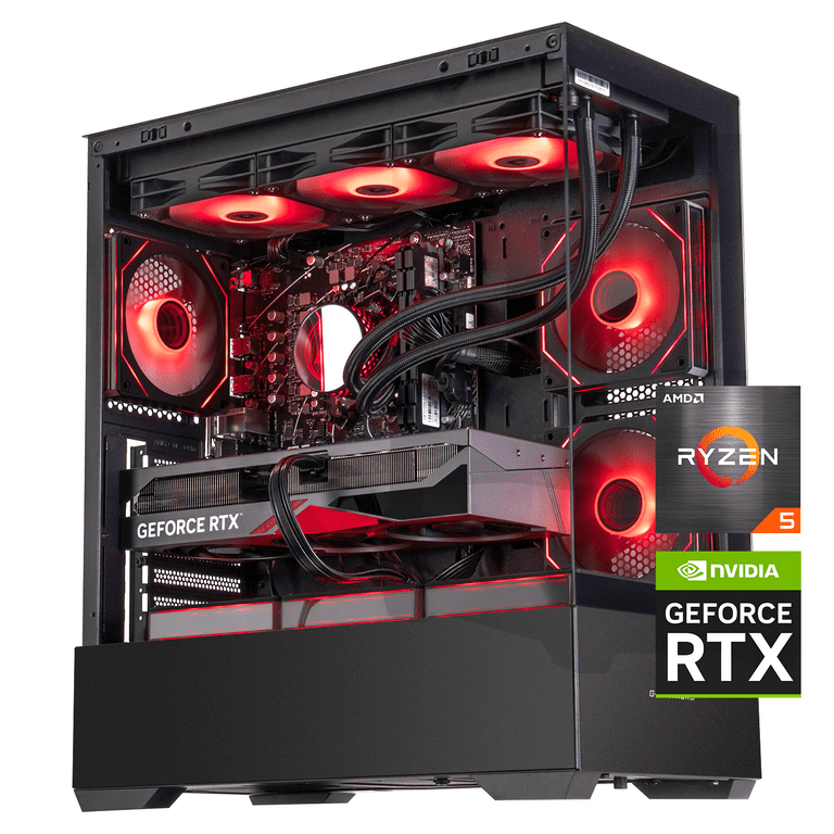 IPASON Gaming PC, AMD Ryzen 7 7700, RTX 4070 12G, 1TB NVMe