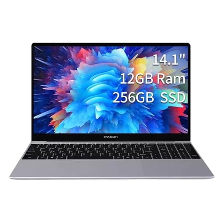 Pre-Owned IPASON Maxbook P2X IPS 14.1" Laptop Intel N5100,12GB RAM,256GB SSD Windows 10 home 180° Computer Ultra Thin and Light Notebook Business Office Student