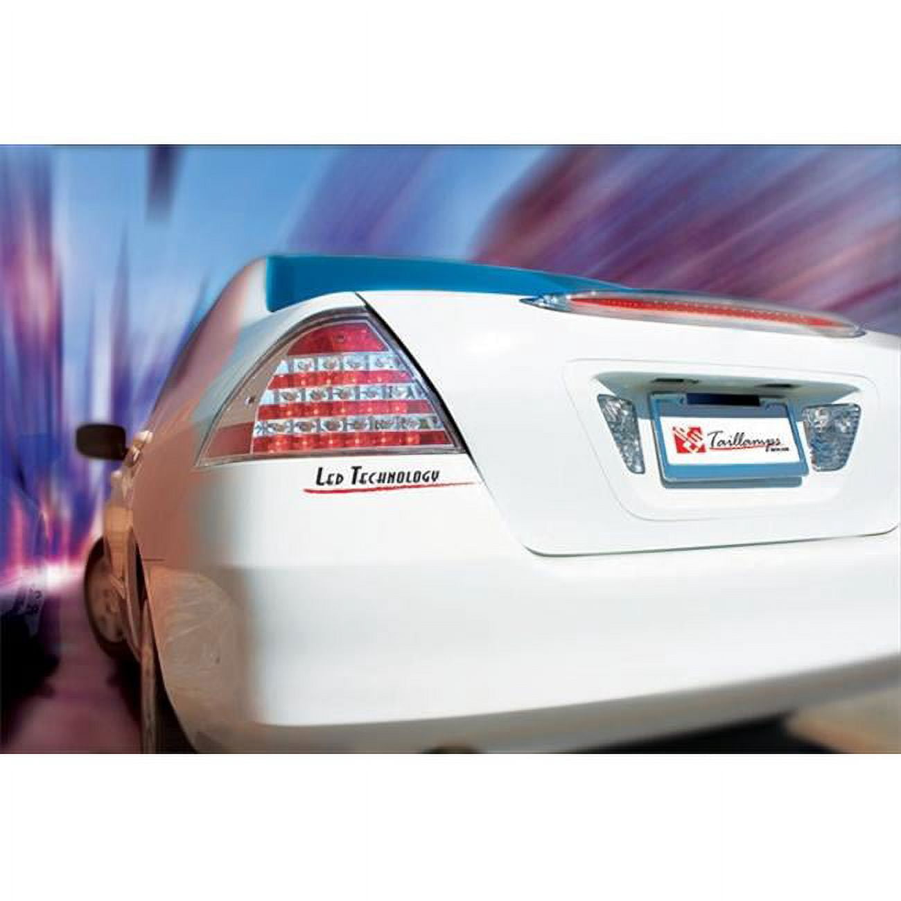 IPCW 06-07 Honda Accord Tail Lamps LED 4 Door Crystal Clear LEDT