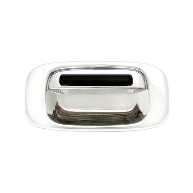 Chrome Tailgate Handle W/ Textured Bezel For 99-06 Chevy Silverado GMC Sierra