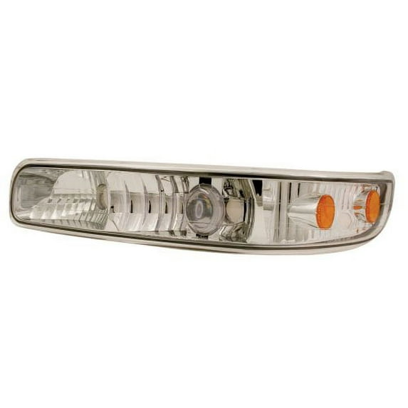 IPCW CWC-CE16-A Crystal Clear LED Front Projector Park Signal Lamp with Amber Fits select: 1999-2002 CHEVROLET SILVERADO, 2001-2006 CHEVROLET TAHOE