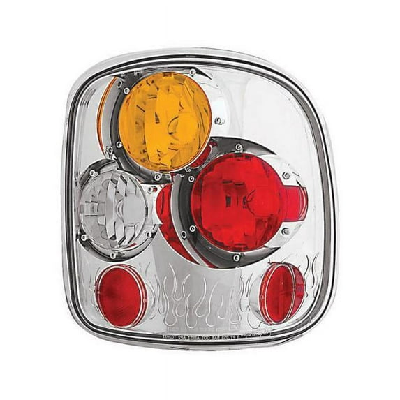 IPCW CWT-CE325CA Chevrolet Silverado 1999 - 2006 Tail Lamps, Crystal Eyes Clear, Amber & Red