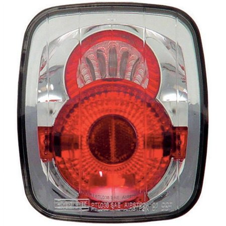 IPCW Jeep Wrangler 1987 - 2006 Tail Lamps- Crystal Eyes Crystal Clear