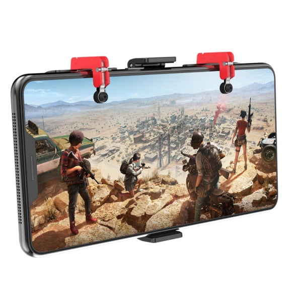 IPEGA Chicken Dinner Eagle Bluetooth Game Controller - Integrated Grip for Android/iOS, PUBG Mobile & Game for Peace Optimized, Low-Latency Aim-Shoot Trigger Pad