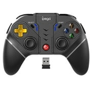 وحدة تحكم الألعاب اللاسلكية IPEGA Golden Warrior - اتصال مباشر بجهاز استقبال Bluetooth + 2.4G للجوال/الكمبيوتر الشخصي، ولوحة ألعاب ذات زمن وصول منخفض للعب التنافسي