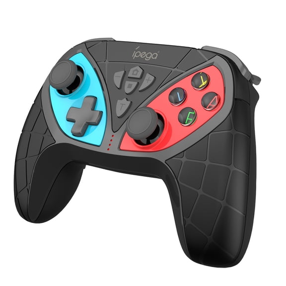 IPEGA Spider-Man Wireless Bluetooth Controller for Switch/PS3/PC - Macro Programming Function, Ergonomic Superhero Grip, Lag-Free Multi-Platform Gaming Pad