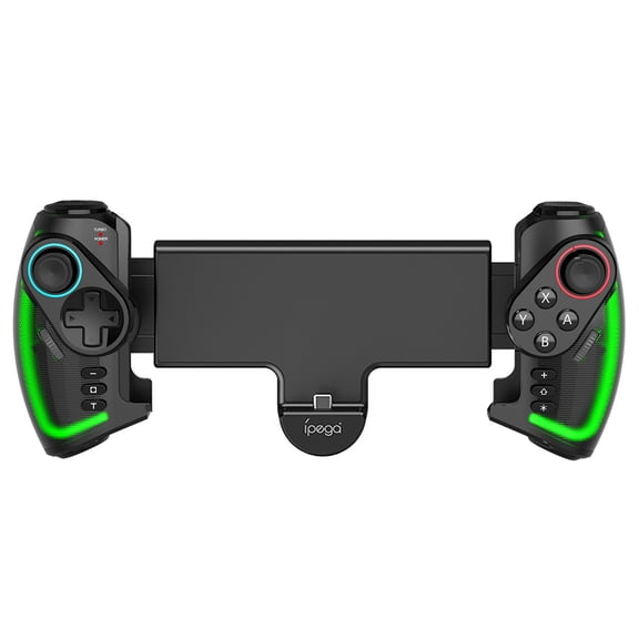 IPEGA Stretch Wireless Game Controller for Nintendo Switch/OLED - Splatoon Optimized, Turbo Auto-Fire, Six-Axis Motion & Adjustable Vibration, Plug-and-Play Grip Pad