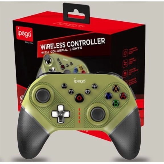 IPEGA Universal Wireless Bluetooth Game Controller for Switch/PS3/Android - Six-Axis Motion Control, Turbo Auto-Fire, Lag-Free Gaming Pad for Handheld & Console Play