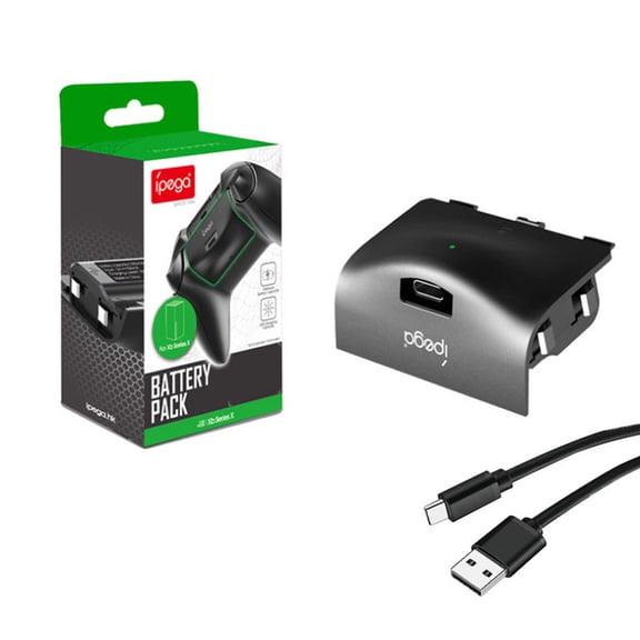 IPEGA Xbox Series X/S Controller Rechargeable Battery Pack, 1000mAh High-Capacity Battery Kit with Charging Cable