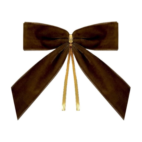 IPEWLEX 12pcs Velvet Christmas Bow Decorations, Reusable Holiday Bows for Gift Wrapping, Christmas Trees, Gift Boxes, Balloons, Wreaths, Home Decor and Party Celebrations