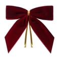 thumbnail image 1 of IPEWLEX 12pcs Velvet Christmas Bow Decorations, Reusable Holiday Bows for Gift Wrapping, Christmas Trees, Gift Boxes, Balloons, Wreaths, Home Decor and Party Celebrations, 1 of 7