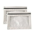 thumbnail image 1 of IPEWLEX 2-Pack B5 Binder Pouches for Ring Binders - Heavy-Duty Polyester Zippered File Bags, Triple-Hole Office Document Storage Organizer, 1 of 6