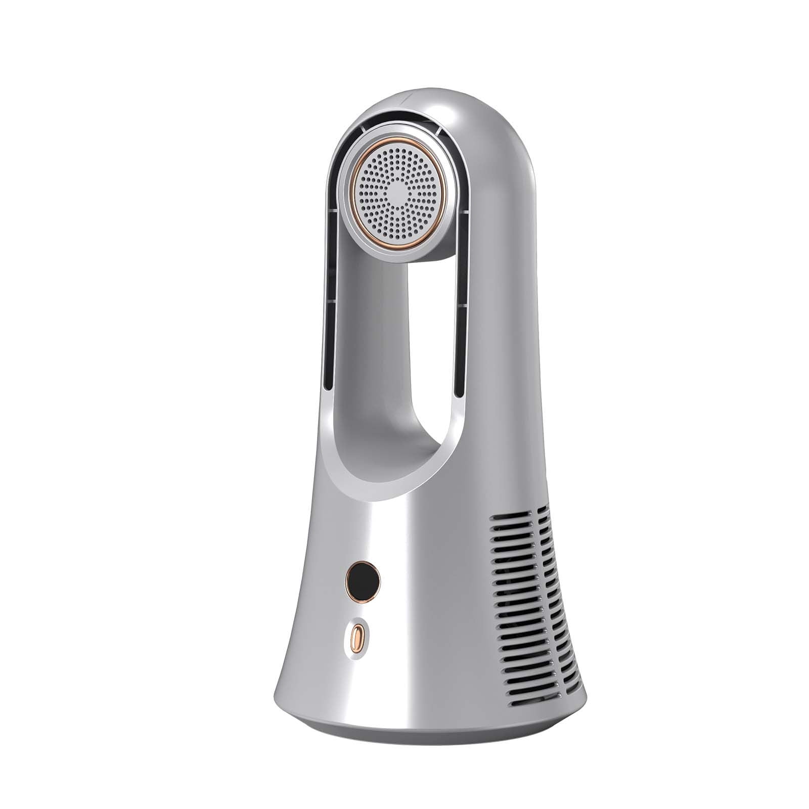 IPEWLEX Bladeless Portable Desk Fan with Aromatherapy Storage, Quiet Table Fan for Home, Office, and Bedroom - 14.2 Inch, 6 Wind Speed Options