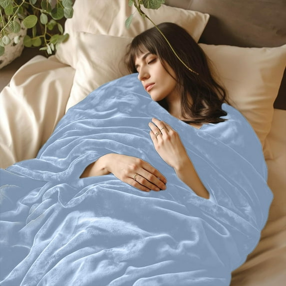 IPEWLEX Cool Blanket, Summer Cooling Quilt, Breathable Polyester, Soft & Lightweight, Temperature-Regulating, All-Season Use, Travel & Sofa Blanket