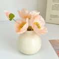 thumbnail image 1 of IPEWLEX Cute Ceramic Vase - Modern Decorative Ornaments for Living Room, Dining Table, and Entryway - Multi-Functional Home Decor, 1 of 6