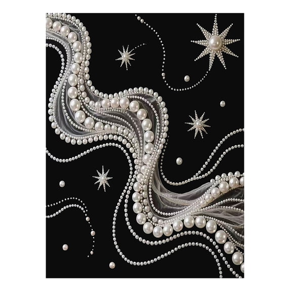 IPEWLEX DIY Pearl Painting Kit - Sparkling Textured Wall Art for Home Decor, Stress Relief, and Creative Relaxation