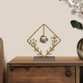 thumbnail image 1 of IPEWLEX European Lights Luxury Metal Geometric Crystal Ball Ornaments, Creative Home Office Decorations, Iron Crafts for Christmas and Winter Beauty, 1 of 6