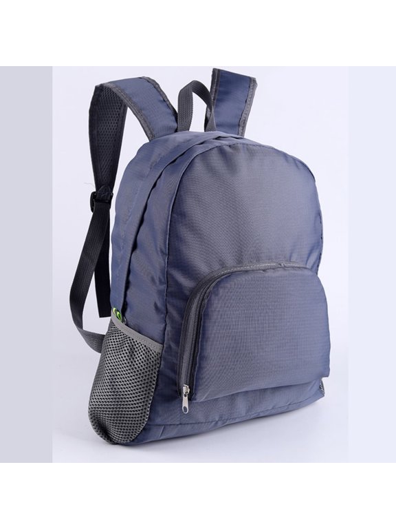 Foldable Packable Backpack - Ultra-Lightweight Tear-Resistant Daypack with Reflective Strip and Side Mesh Storage, Ideal for Travel Hiking Outdoor Commuting