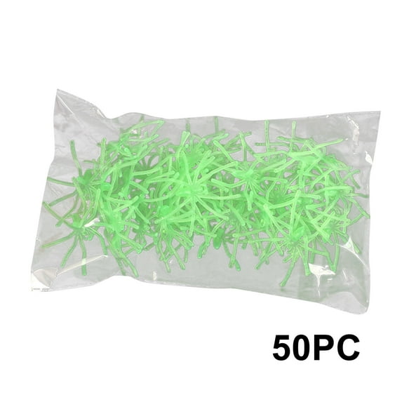 IPEWLEX Glow-in-the-Dark Spider Decorations - Scary Halloween Props,Faux Scary Spider Props,for Haunted House Parties, Reusable & Safe for All Ages