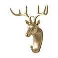 thumbnail image 1 of IPEWLEX Gold-Tone Animal Wall Hook – Decorative Coat & Jewelry Hanger for Living Room, Entryway, Bathroom & Home Office – Elegant Sculptural Design, Easy Mount, Lightweight Functional Art, 1 of 5